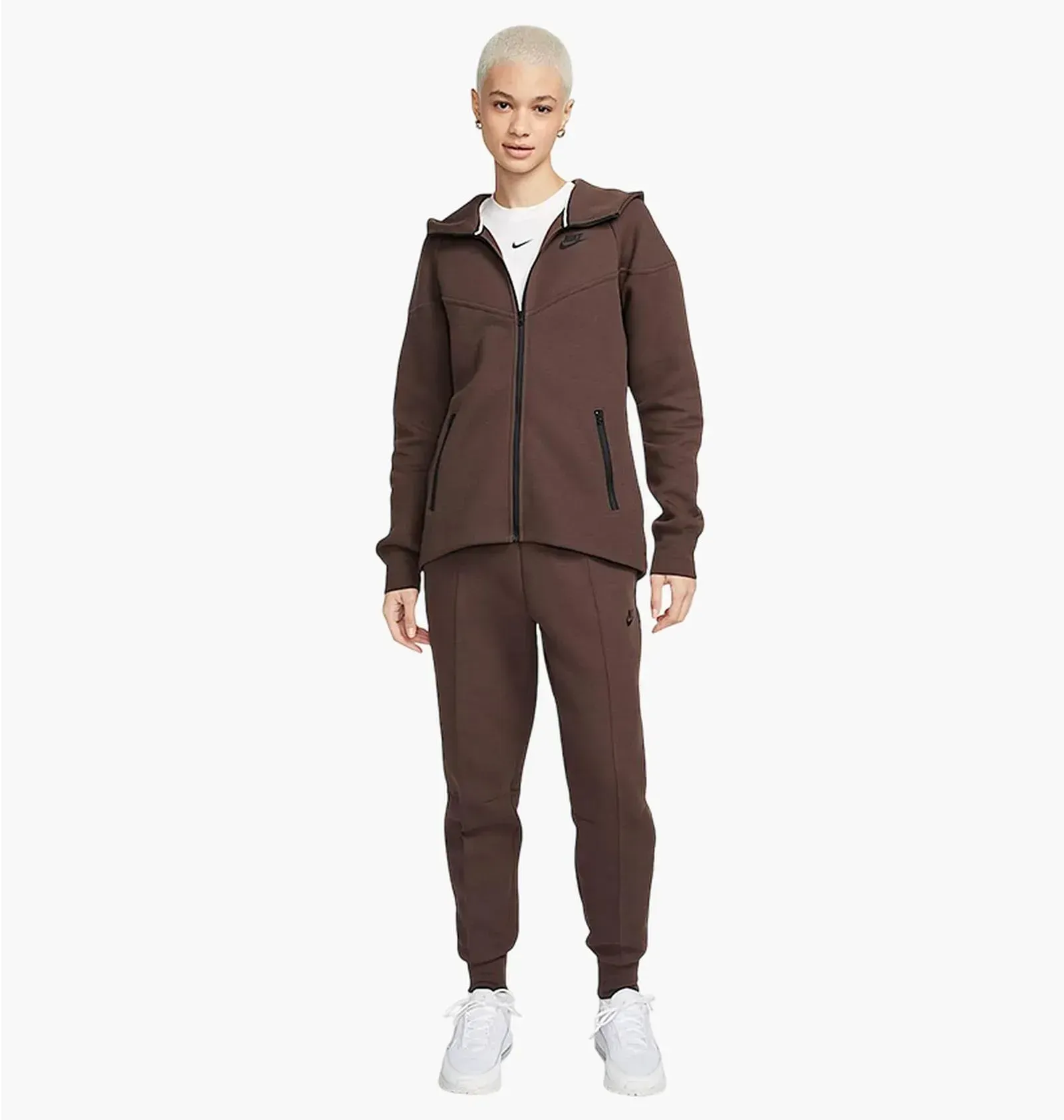 Спортивний костюм жіночий Nike Sportswear Tech Fleece Brown (FB8338-237__FB8330-237)
