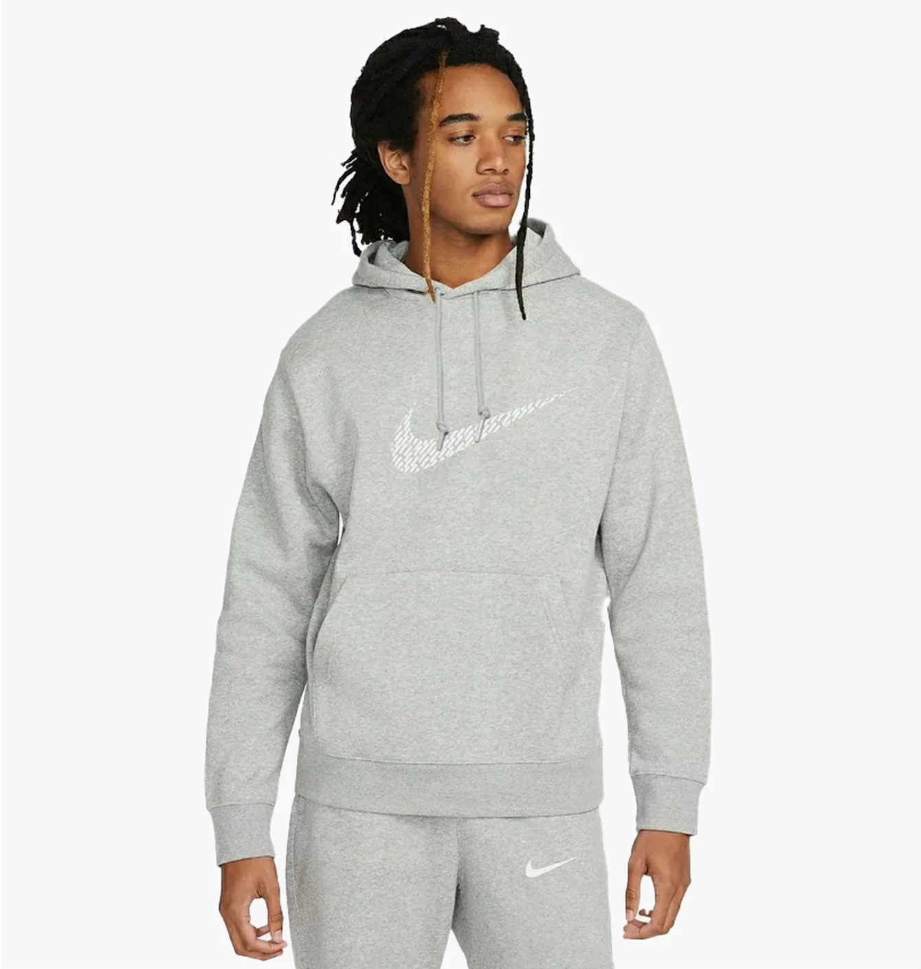 Худі чоловіче Nike Sportswear Club Sweatshirt Grey 694099-021