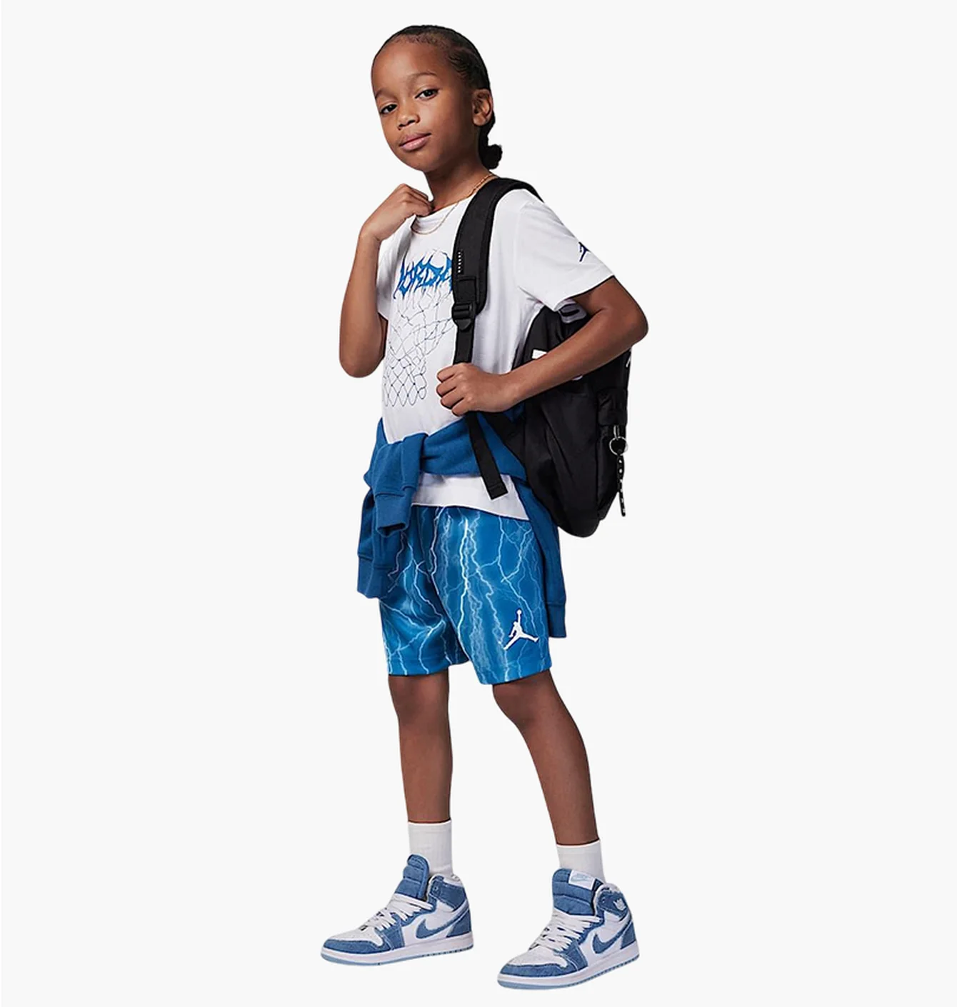 Спортивний костюм дитячий Air Jordan Mj Sport Mesh Aop White/Blue 85C996-U1R