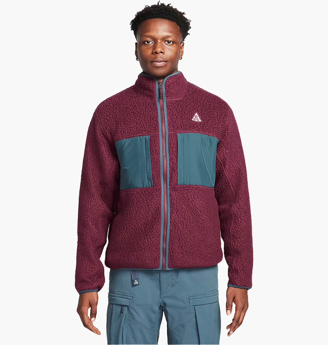 Кофта чоловіча Nike Acg Arctic Wolf Full-Zip Top Bordo FN0372-681