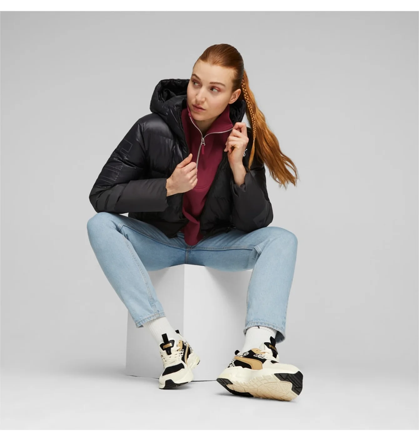 Пуховик жіночий Puma Power Hooded Jacket Black 675374-01