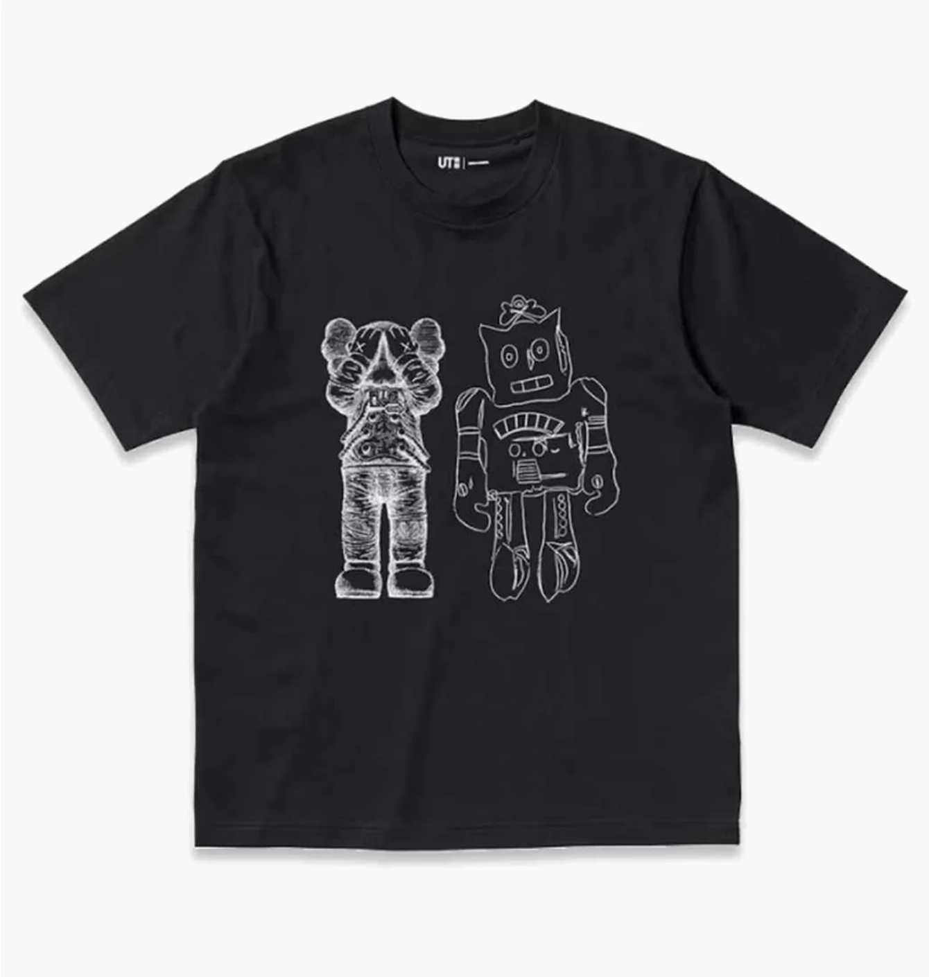Футболка унісекс Uniqlo Kaws Warhol Black 341-476351