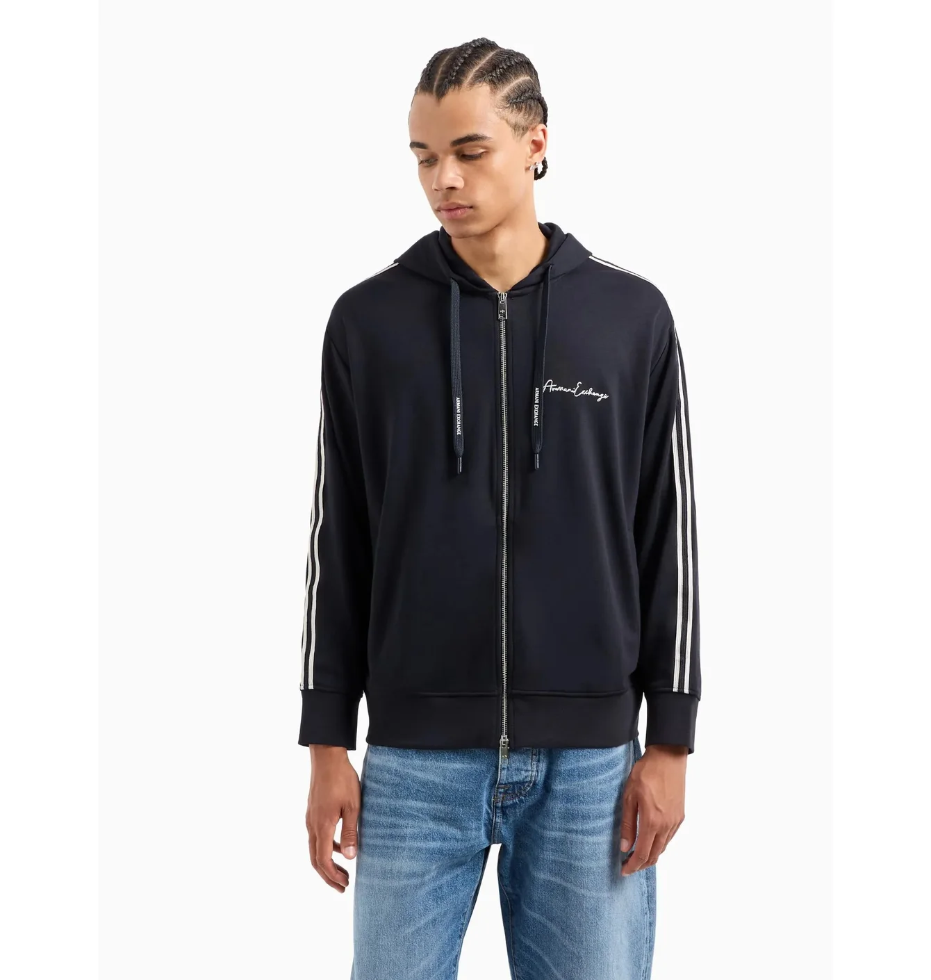 Толстовка чоловіча Armani Exchange Essential Black 8NZMSH-Z9N1Z