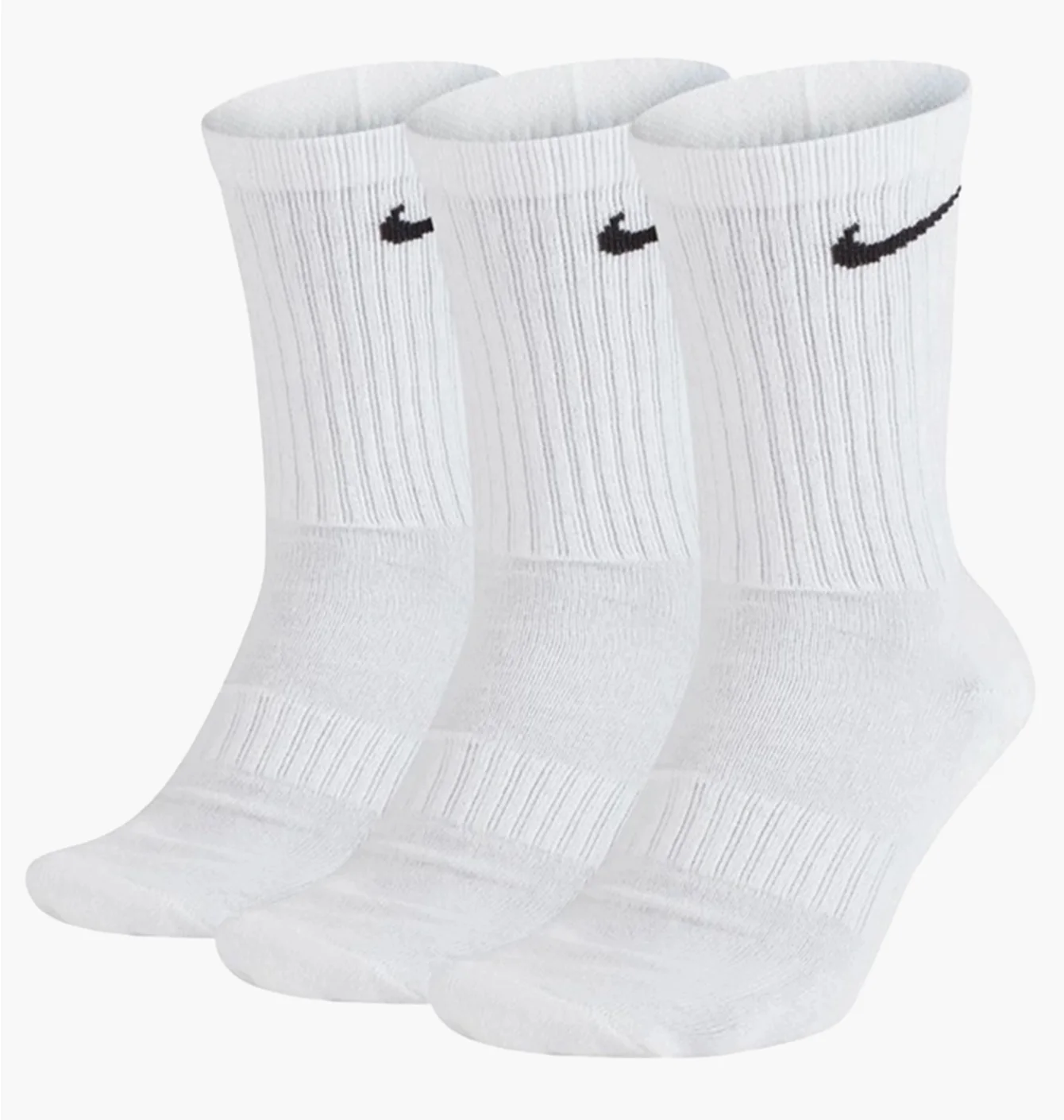 Шкарпетки унісекс Nike U Nk Everyday Cush Crew (3 пари) White SX7664-100