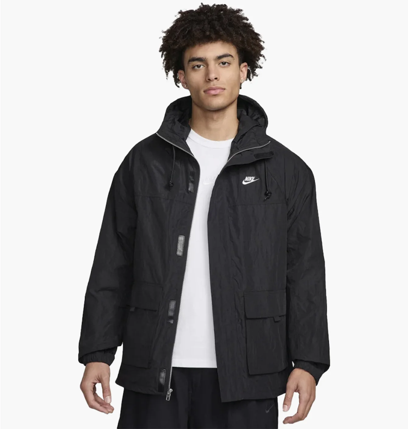 Куртка чоловіча Nike Club Bandon Jkt Black FN3108-010