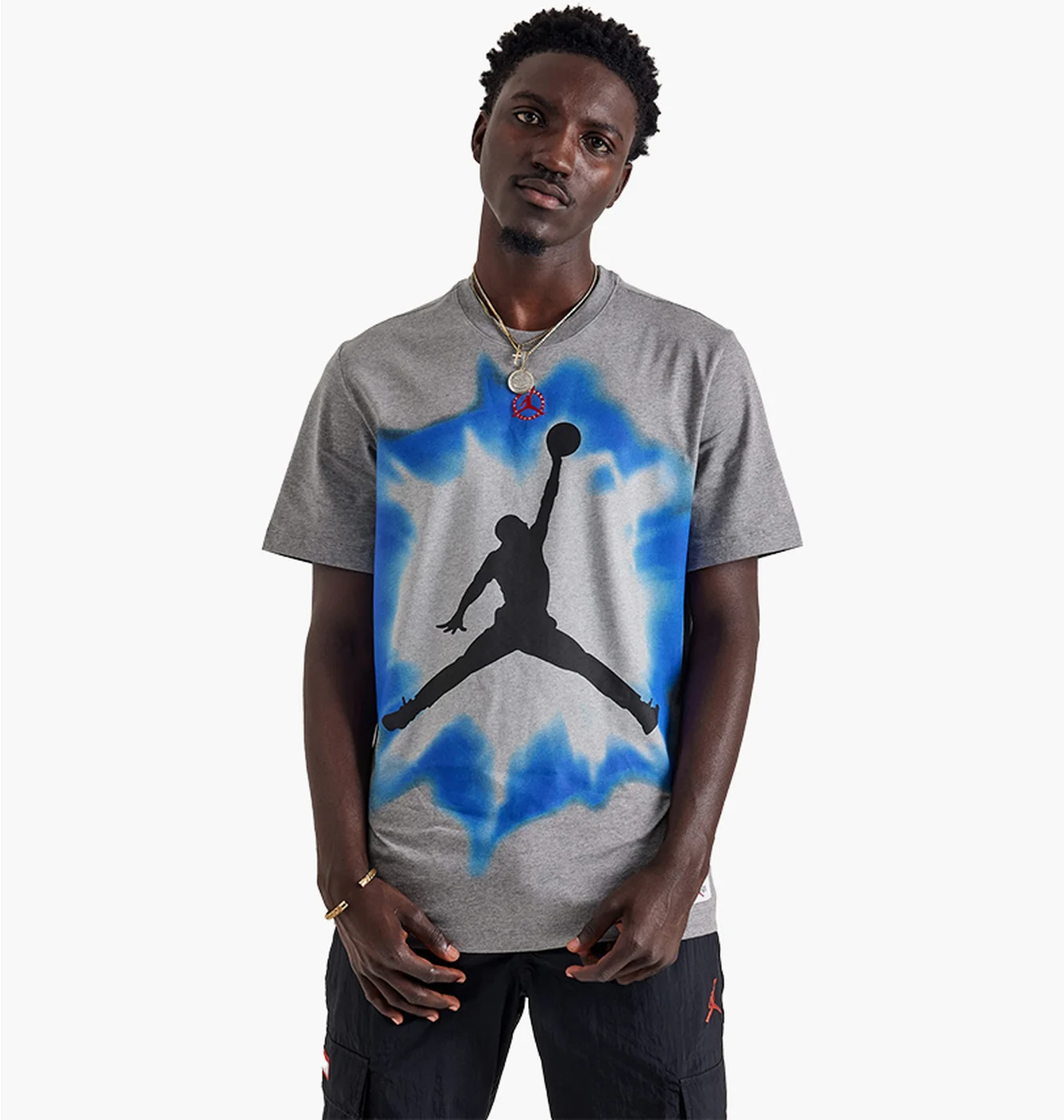 Футболка чоловіча Air Jordan Core Jumptee Grey HJ6365-091