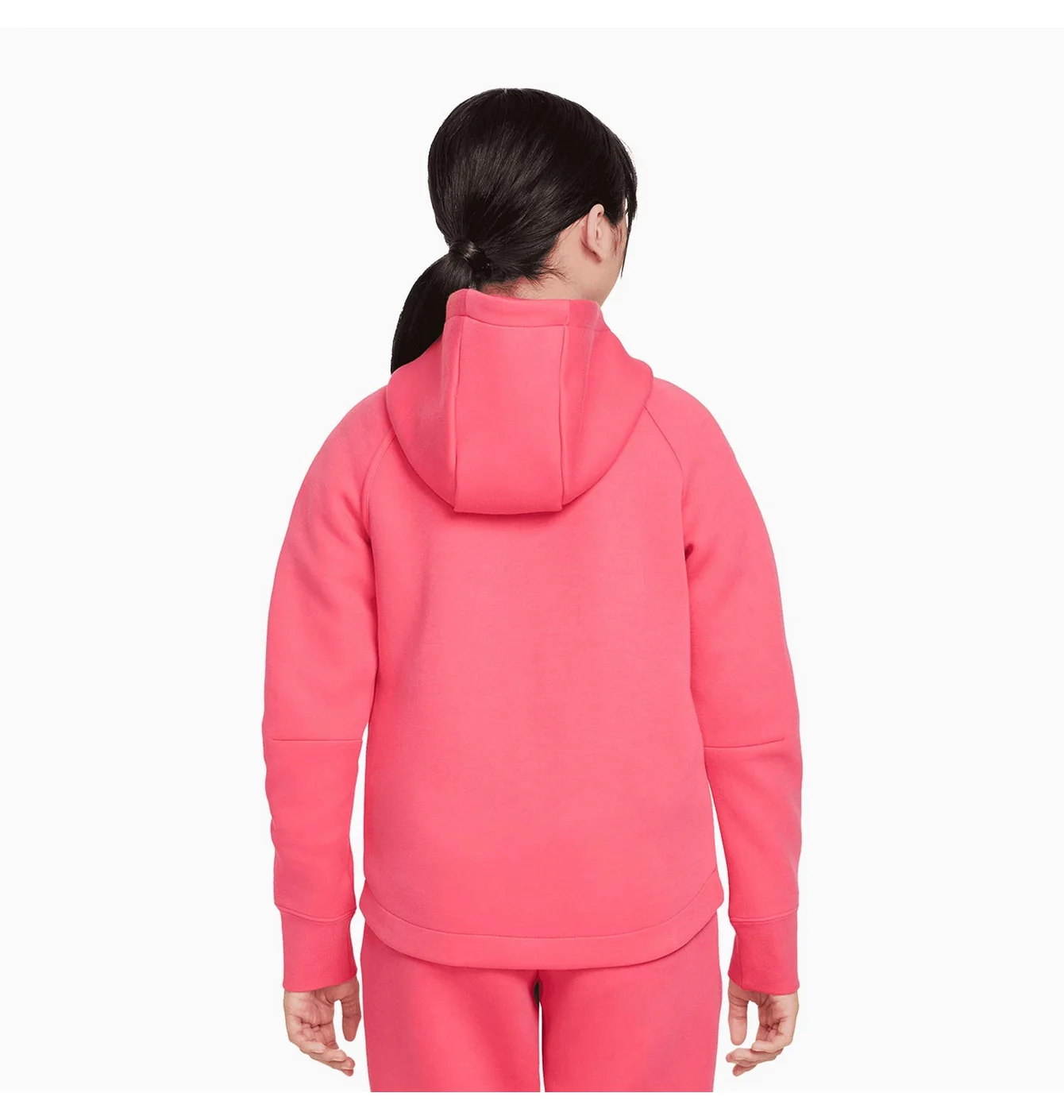 Толстовка дитяча Nike Nsw Tech Fleece Hd Fz Ls Pink FD2979-629