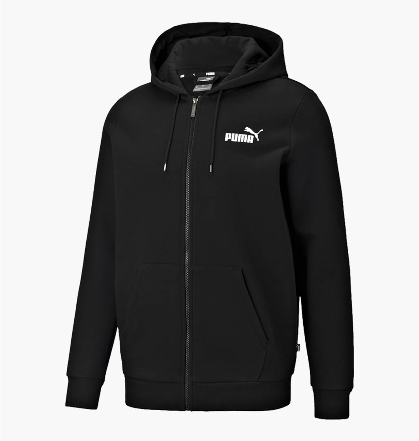 Толстовка чоловіча Puma Essentials Full-Zip Logo Black 586702-01