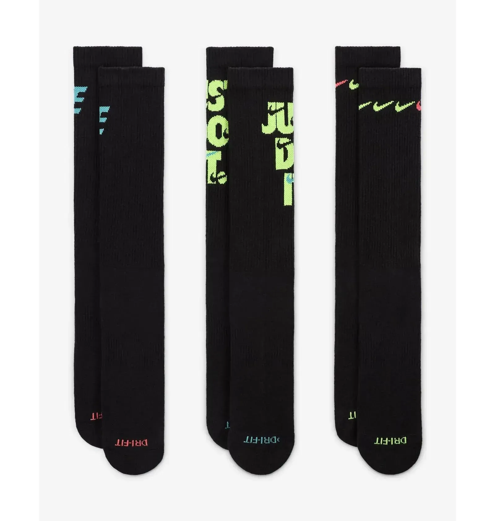 Шкарпетки Nike Everyday Plus Cushioned Black (3 ) (DH3822-910)