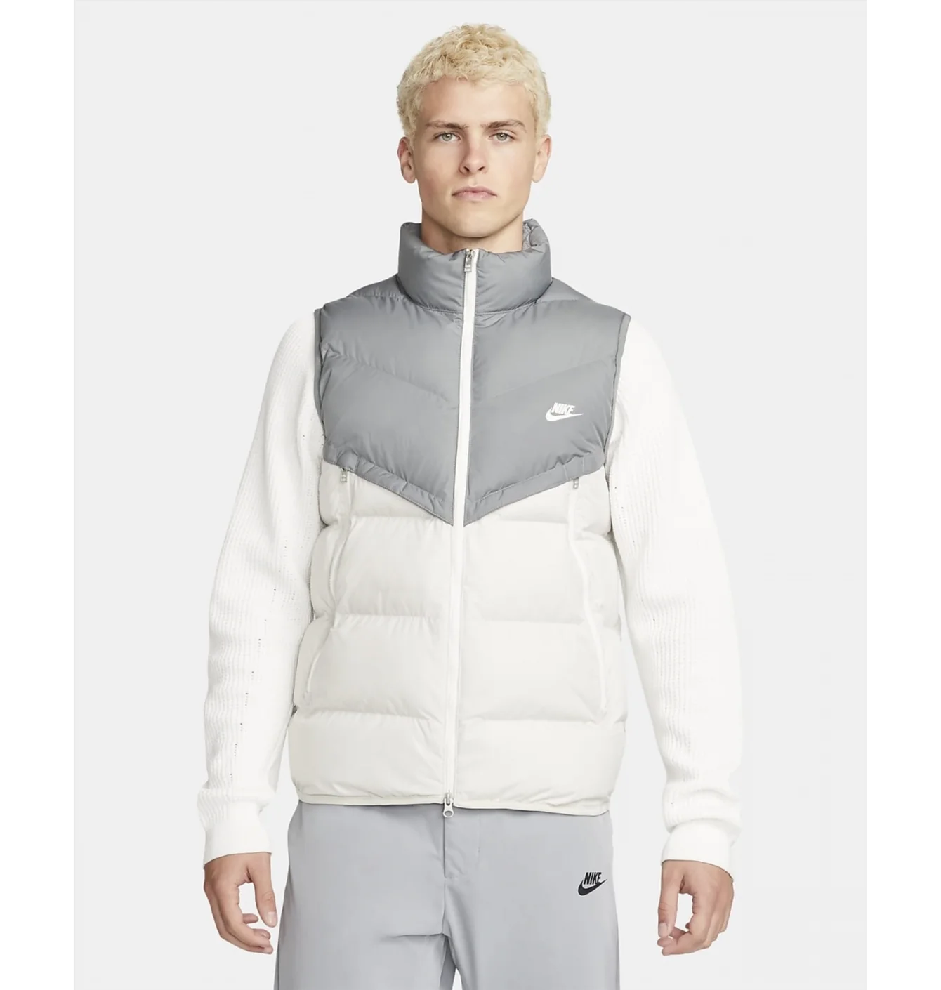 Жилетка чоловіча Nike Storm-Fit Windrunner Primaloft Vest White/Grey Dr9617-084