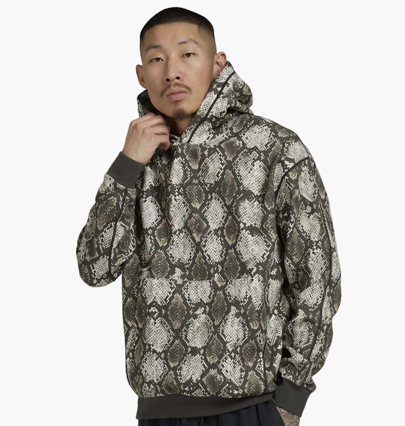 Худі чоловіче Air Jordan Hoodie Snakeskin Multi/Grey HF9894-133