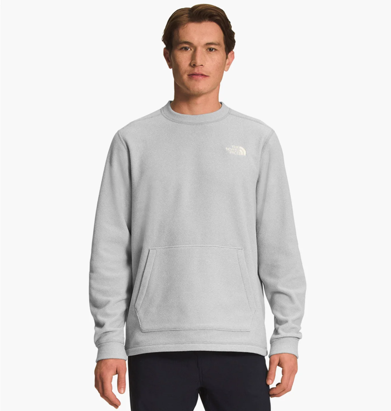 Лонгслів чоловічий The North Face Textured Cap Rock Long-Sleeve Sweatshirt Grey NF0A7UJDDYX