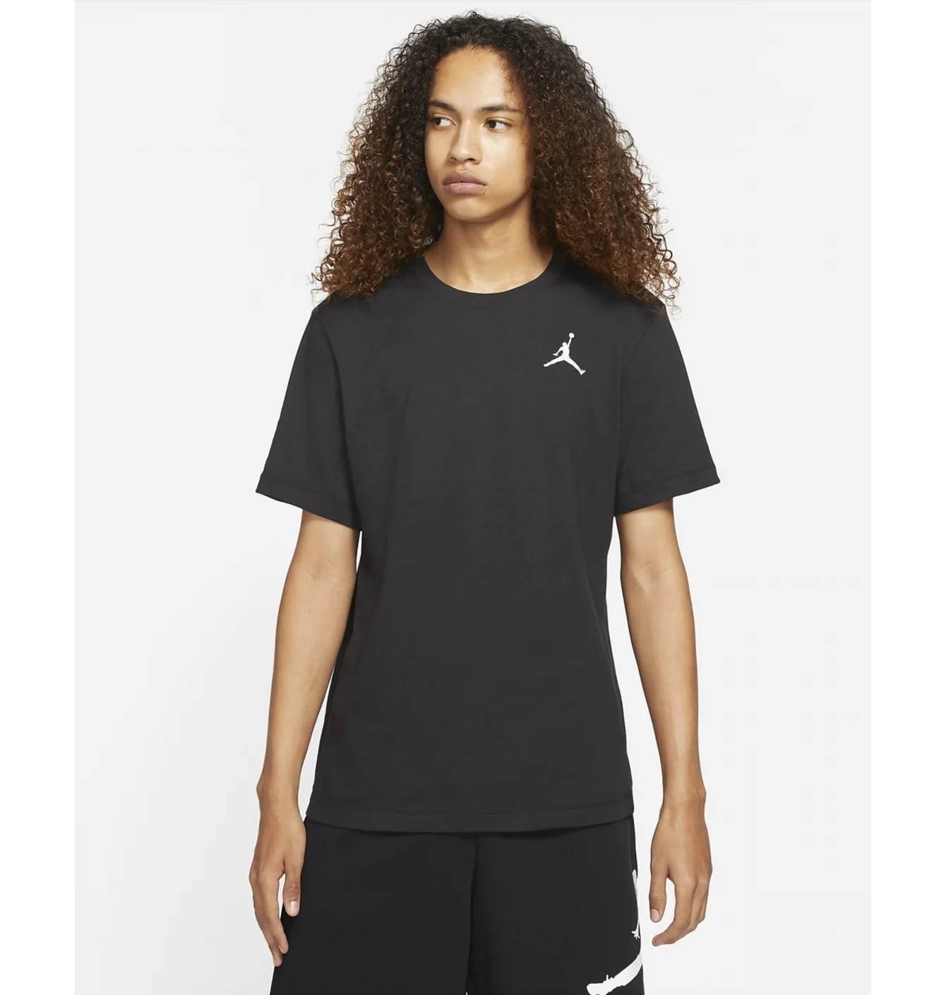 Футболка чоловіча Air Jordan M J Jumpman Emb Ss Crew Black DC7485-010