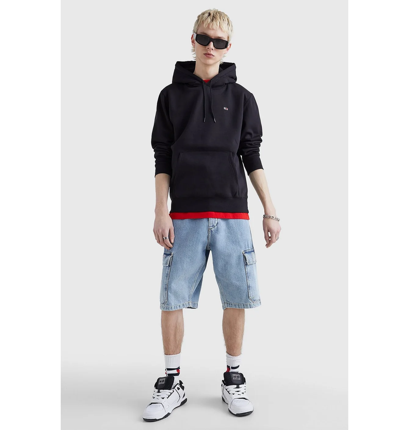 Худі чоловіче Tommy Jeans Tim Regular Fleece Hoodie Black DMODM09593