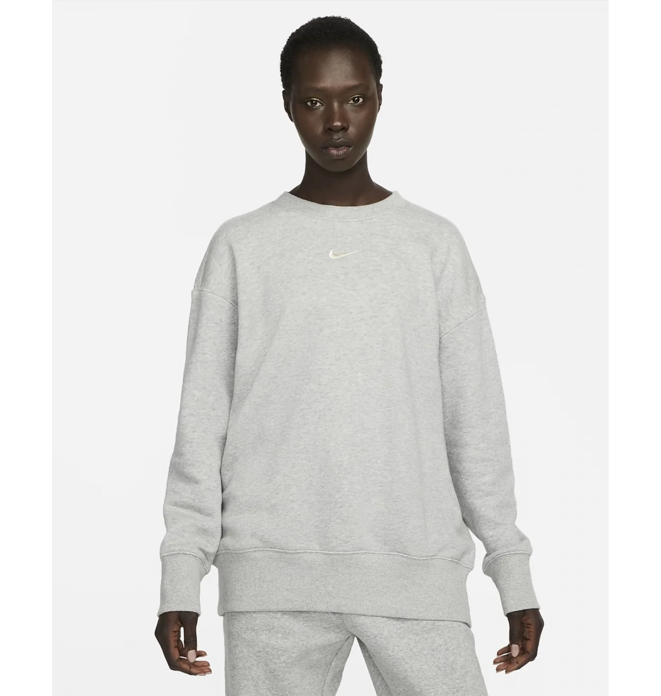 Світшот жіночий Nike Oversized Crewneck Sweatshirt Grey Dq5733-063