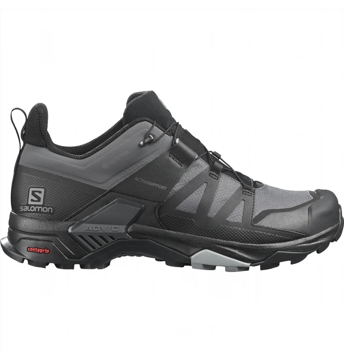 Черевики чоловічі Salomon X Ultra 4 Gore-Tex Walking Shoes Black/Grey L41385100