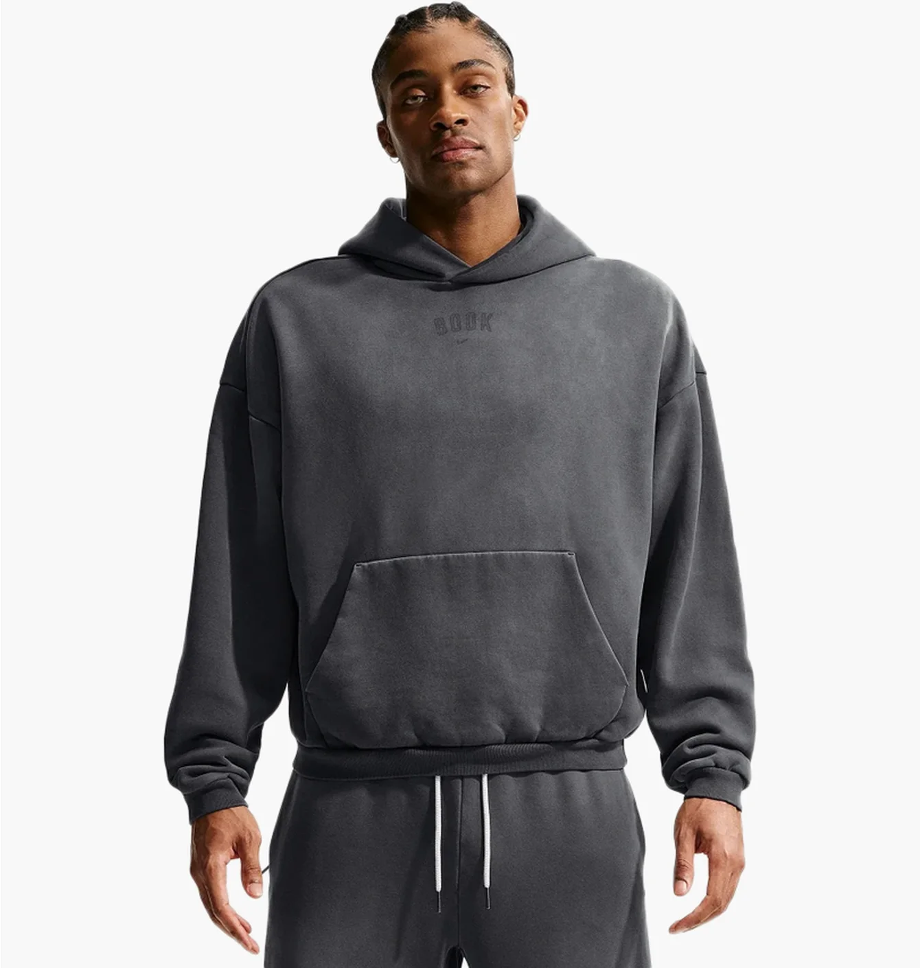 Худі чоловіче Nike Book Standard Issue Therma-Fit Brushed Grey II3921-010