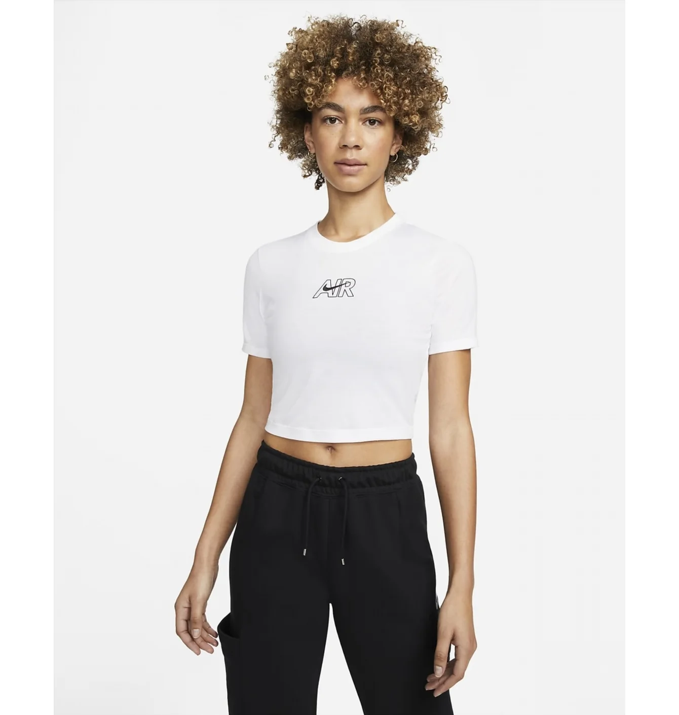 Футболка жіноча Nike W Nsw Tee Slim Crp Air White Dn5852-100