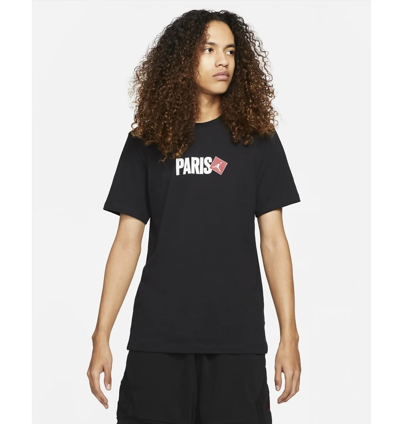 Футболка чоловіча Air Jordan Paris City Ss Crew Black DD8040-010