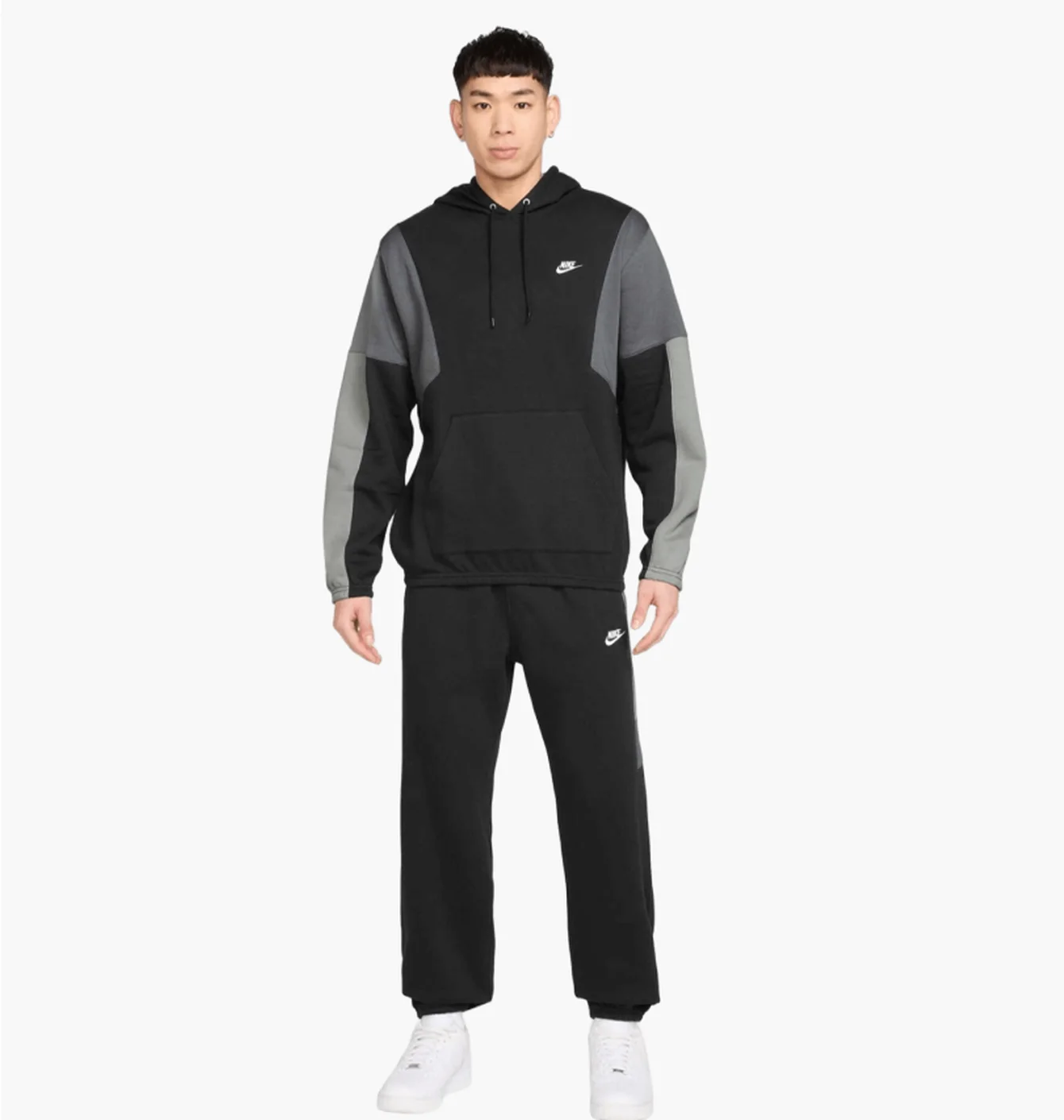 Спортивний костюм чоловічий Nike Club Fleece Hded Track Gx Black HV1165-010