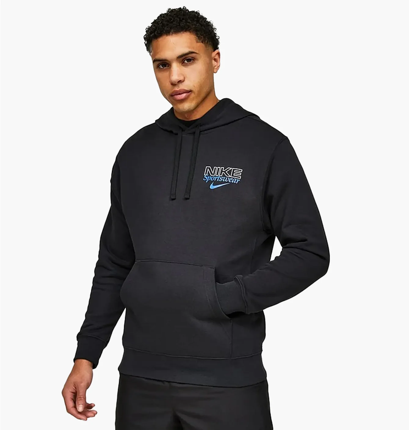 Худі чоловіче Nike Graphic Overhead Hoodie Black HQ1198-010