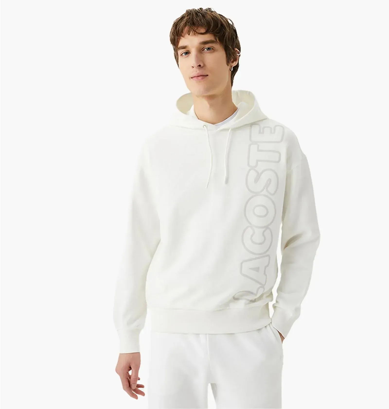 Кофта чоловіча Lacoste Hoodie White (SH031616B)