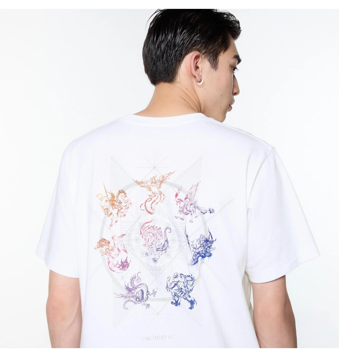 Футболка унісекс Uniqlo Final Fantasy Ut Short Sleeve Graphic T Shirt White 341-473117