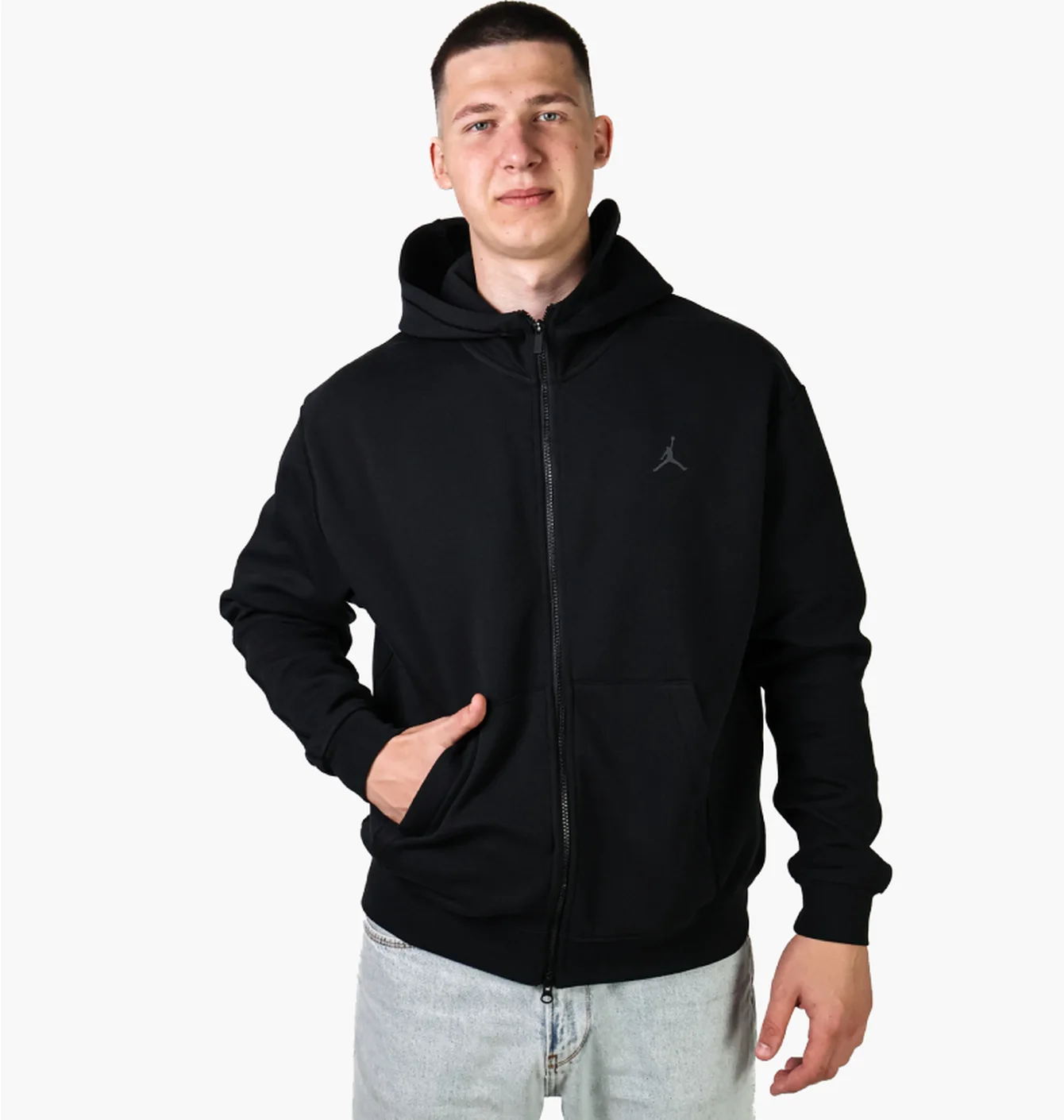 Толстовка чоловіча Air Jordan Sport Hoop Fleece Black FV8602-010