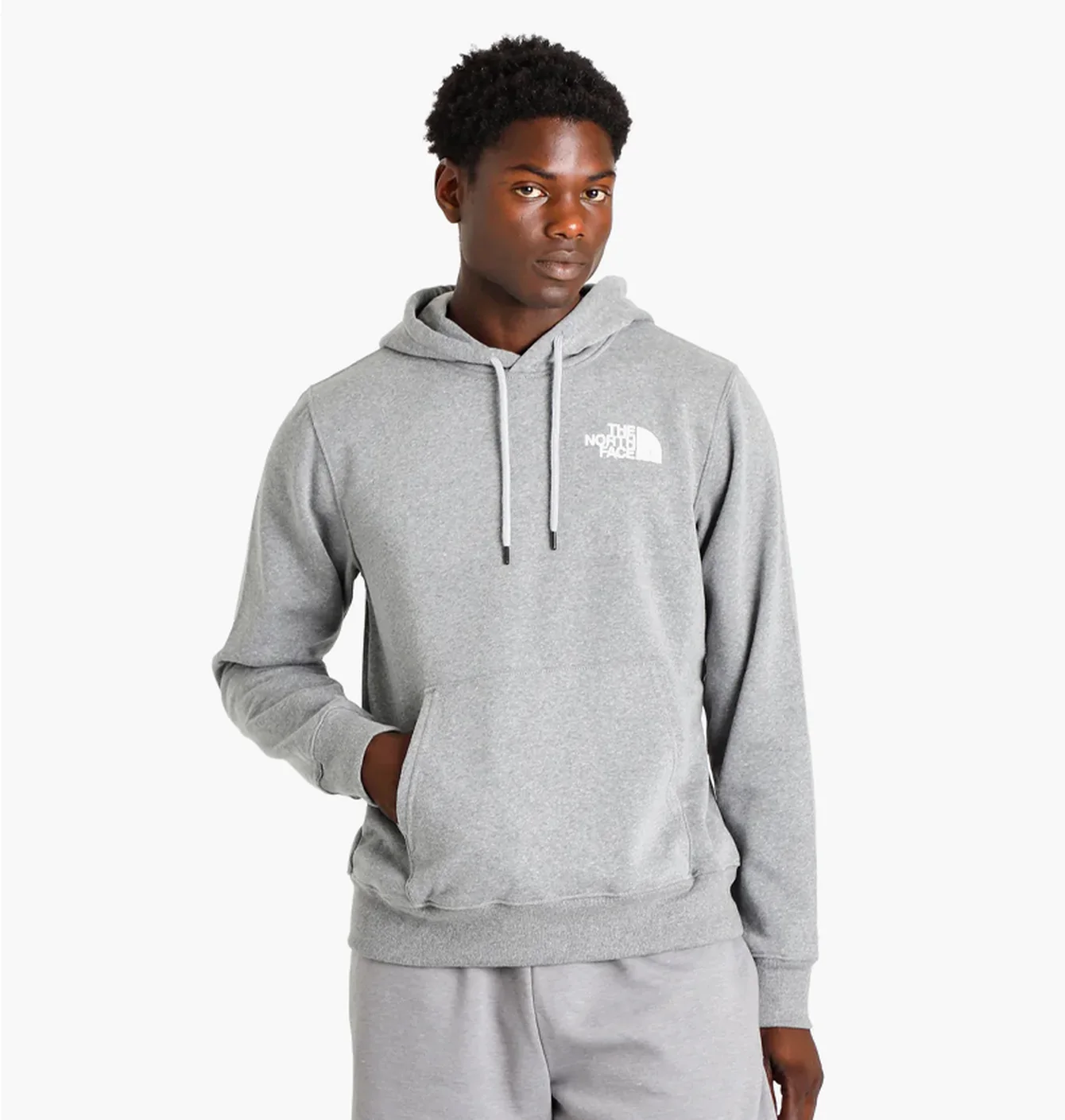 Худі чоловіче The North Face Box Nse Long-Sleeve Pullover Heathered Grey Nf0A7Unsgvd