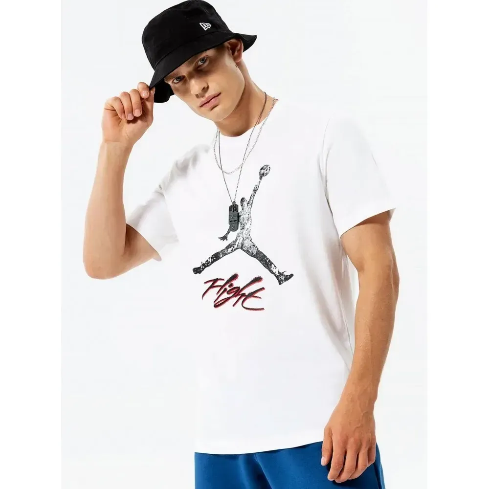 Футболка чоловіча Jordan M J Ess Jumpman Ss Crew (DQ7376-100)