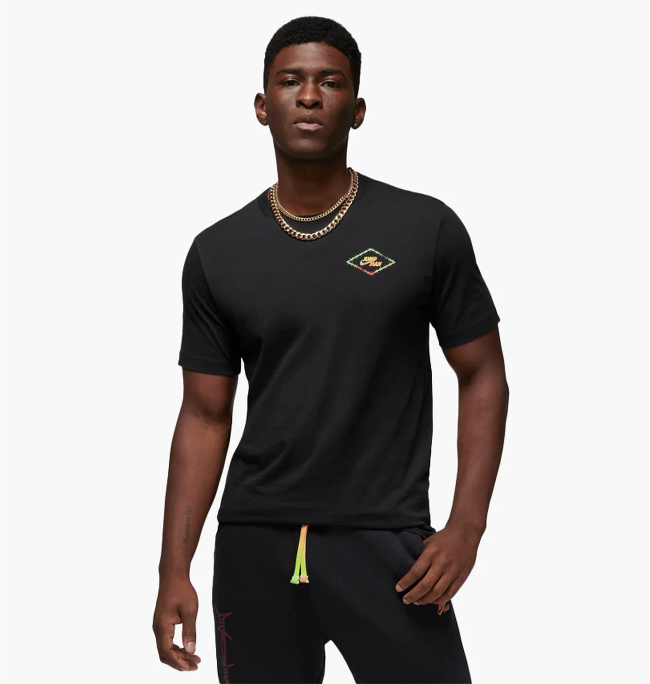 Футболка чоловіча Air Jordan Flight Mvp Barbed Wire Graphic T-Shirt Black Dv1443-010