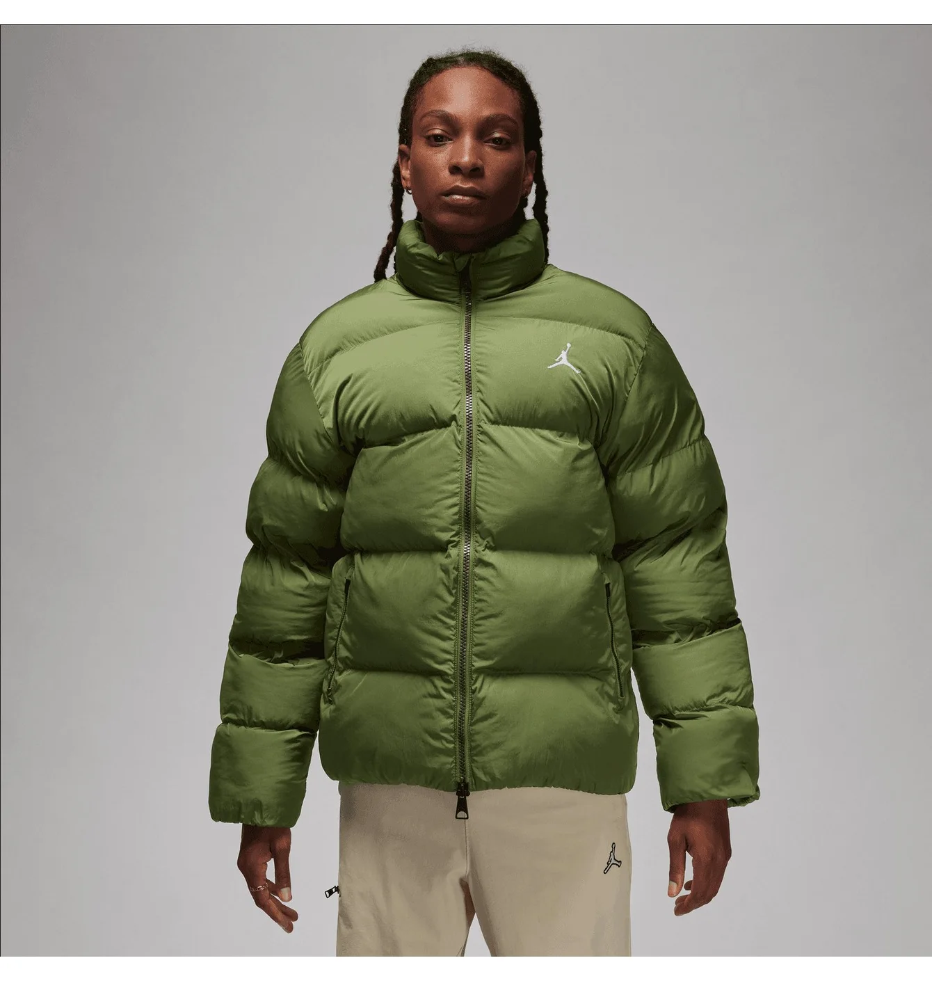 Пуховик чоловічий Air Jordan Essentials Green FB7331-340