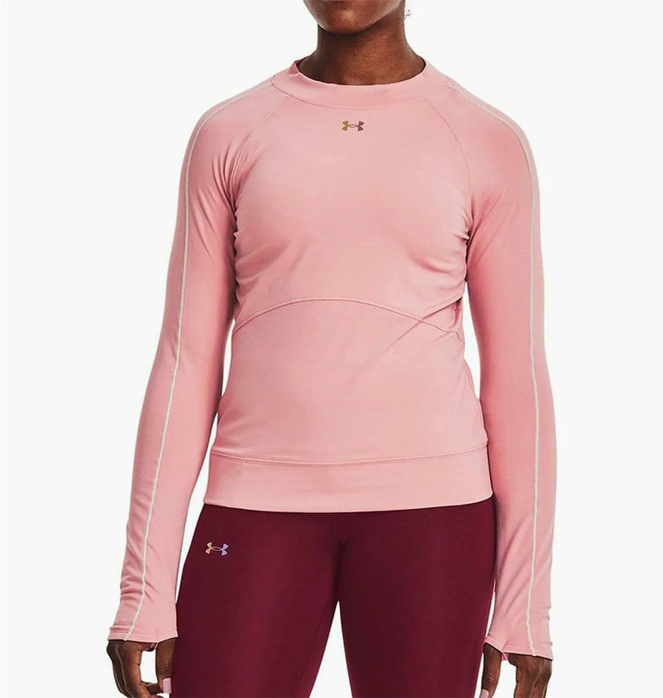 Лонгслів жіночий Under Armour Rush Coldgear Long Sleeve Training Top Pink 1365721-663