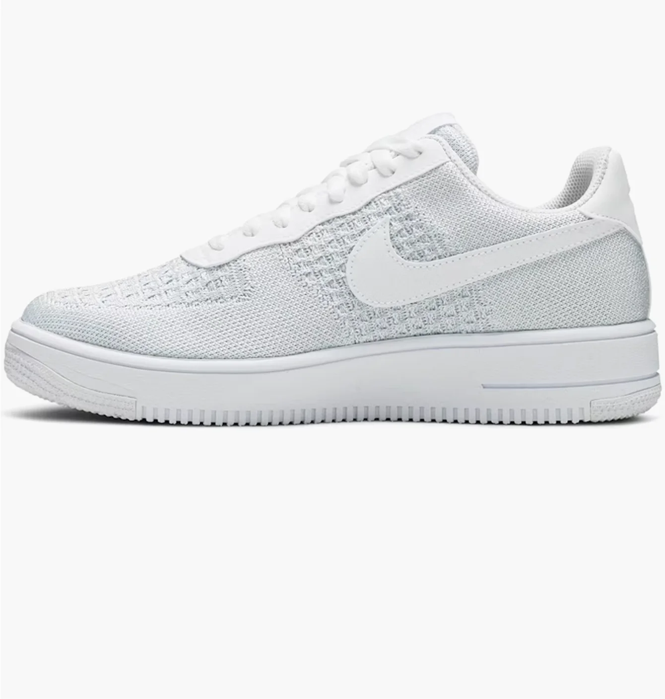 Кросівки чоловічі Nike Air Force 1 Low Flyknit Triple White AV3042-100