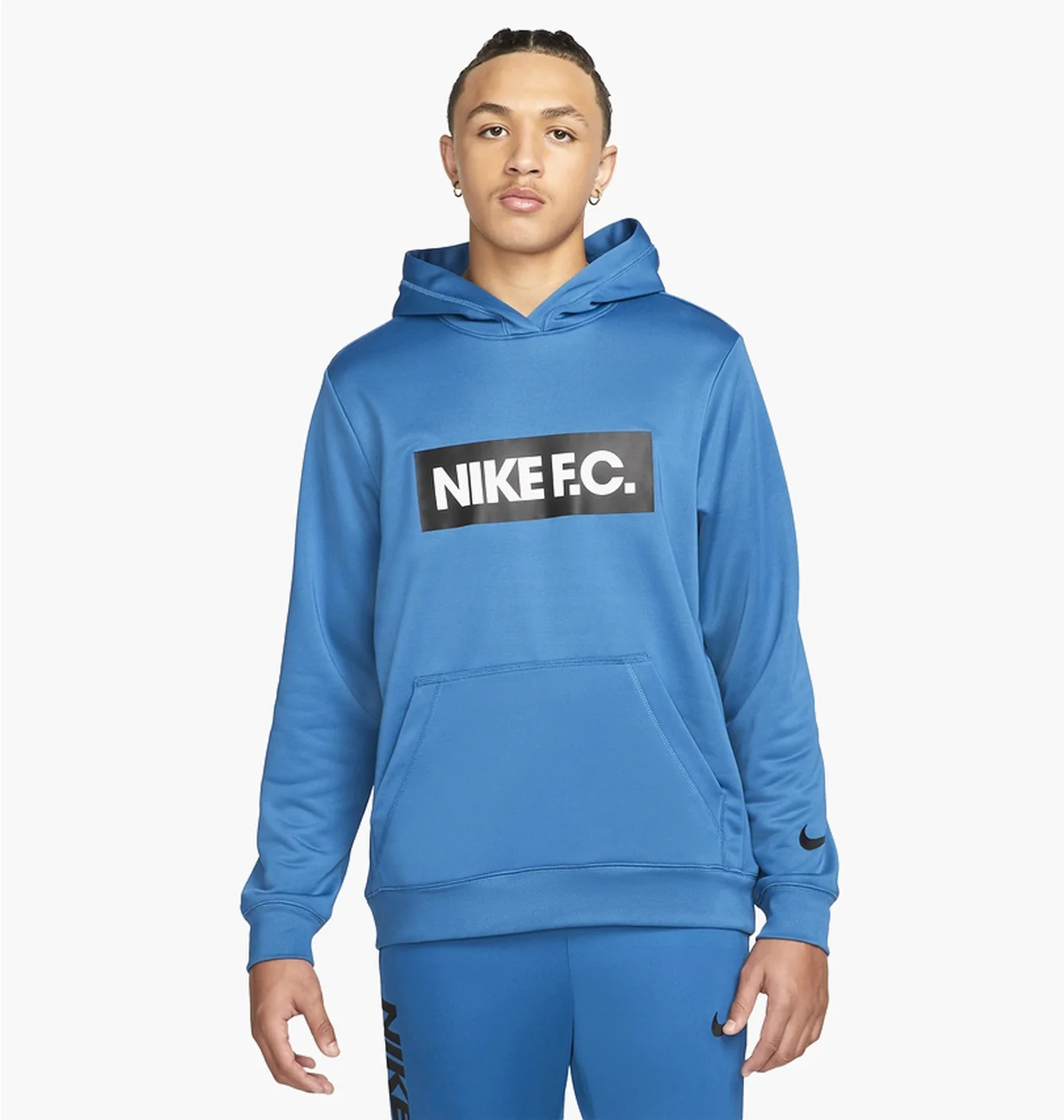 Худі чоловіче Nike Mens Soccer Hoodie Blue DC9075-407