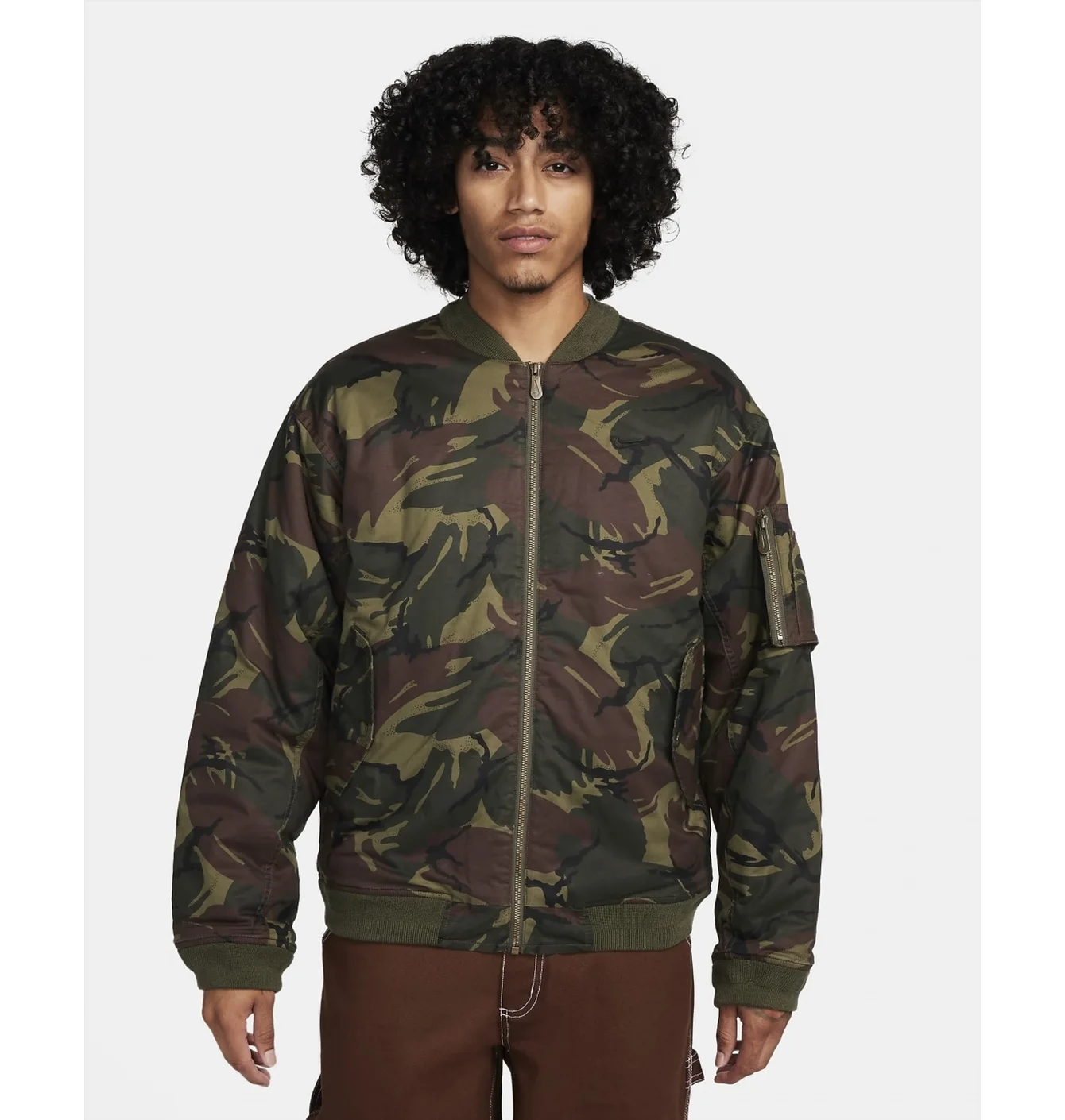 Куртка чоловіча Nike Life Woven Ma1 Flight Jacket Olive FB7591-222