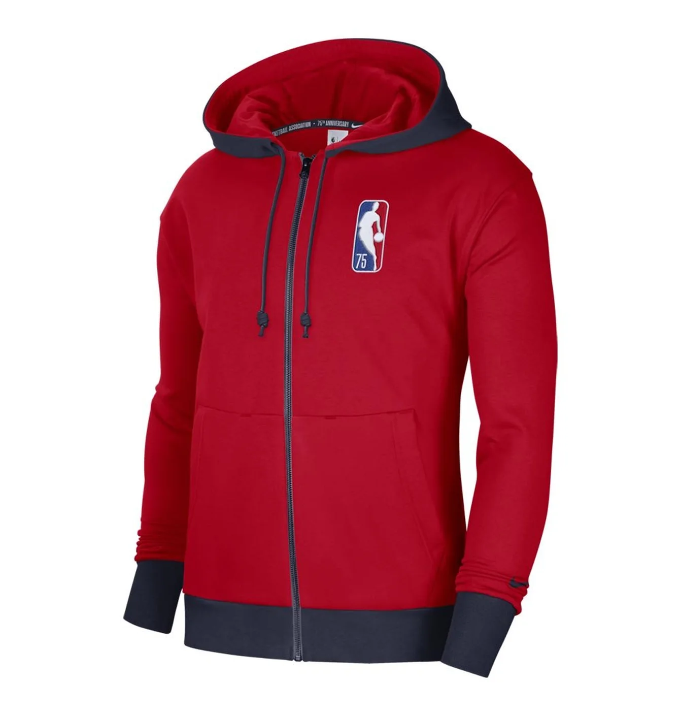 Толстовка чоловіча Nike Brooklyn Nets Courtside Red DB2180-657
