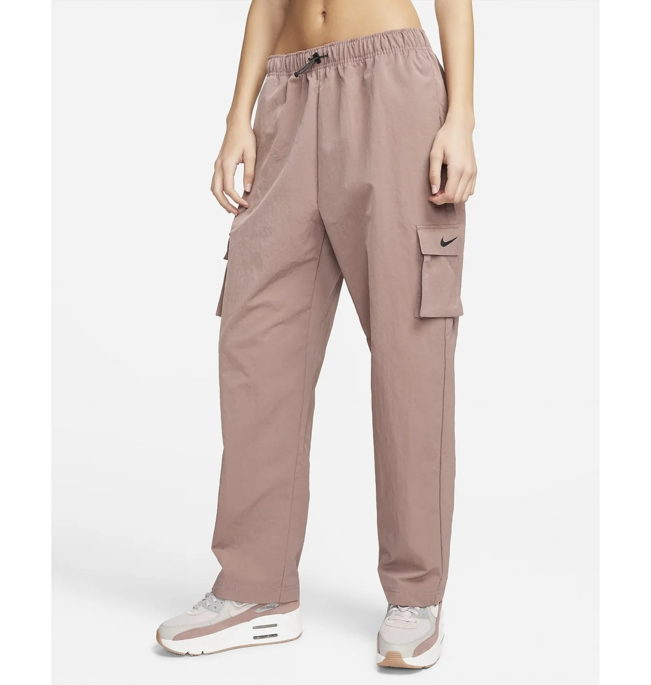 Штани жіночі Nike Sportswear Essential Wohigh-Rise Woven Cargo Pants Brown DO7209-208