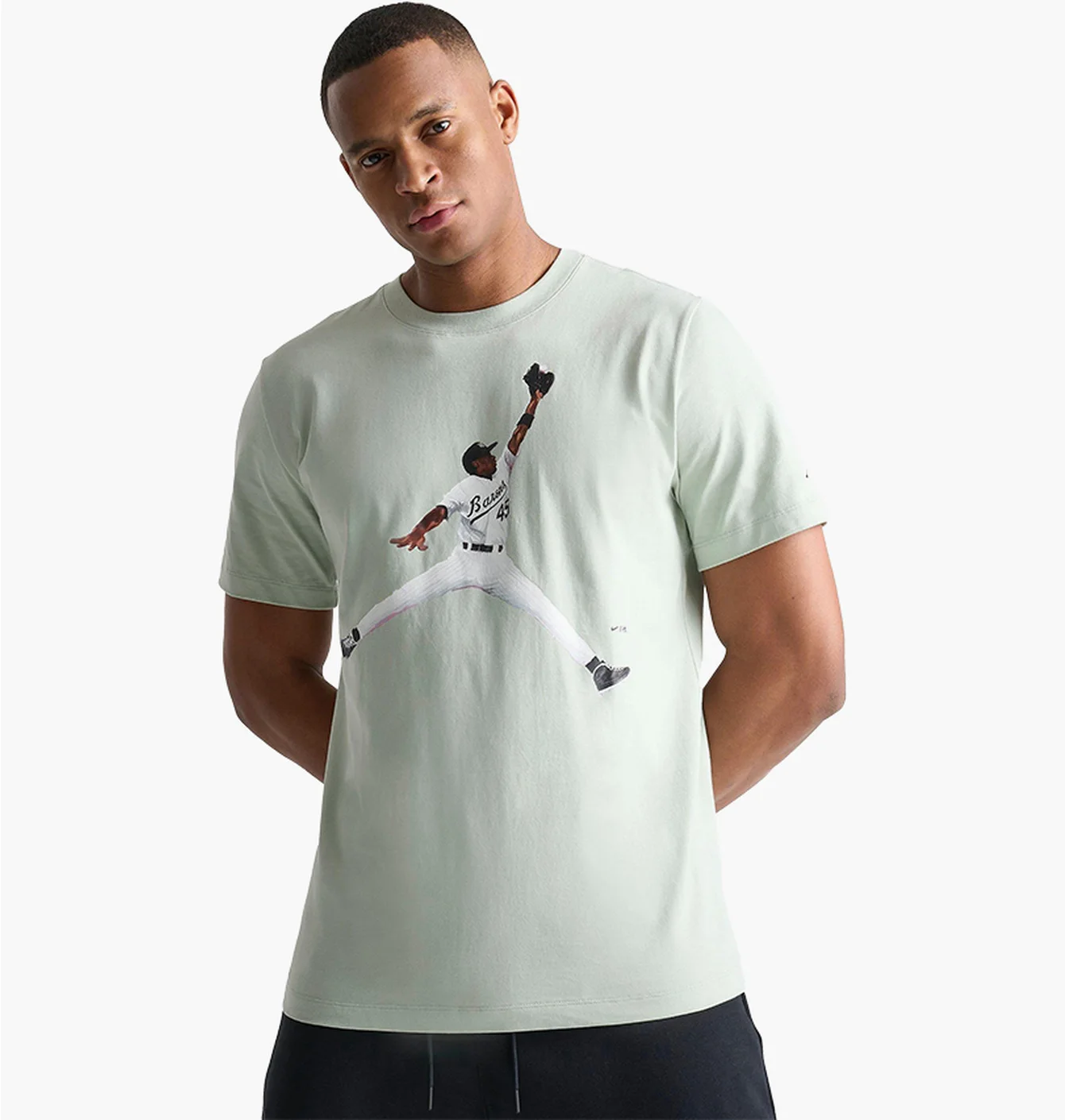 Футболка чоловіча Air Jordan Flight Mvp Baseball Graphic T-Shirt Green FN5990-005