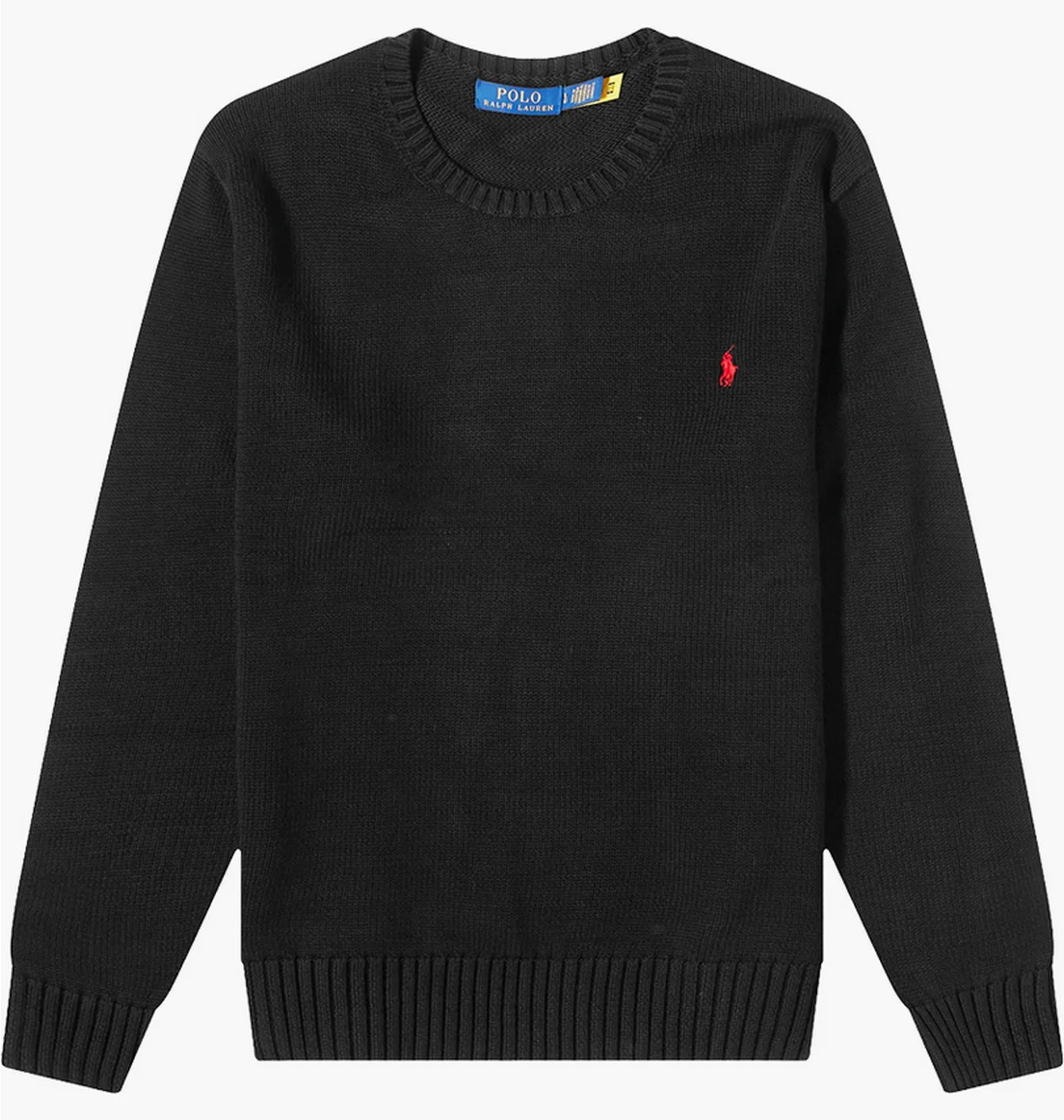 Світшот чоловічий Polo Ralph Lauren Cotton Shaker Crew Knit Black 710810846020
