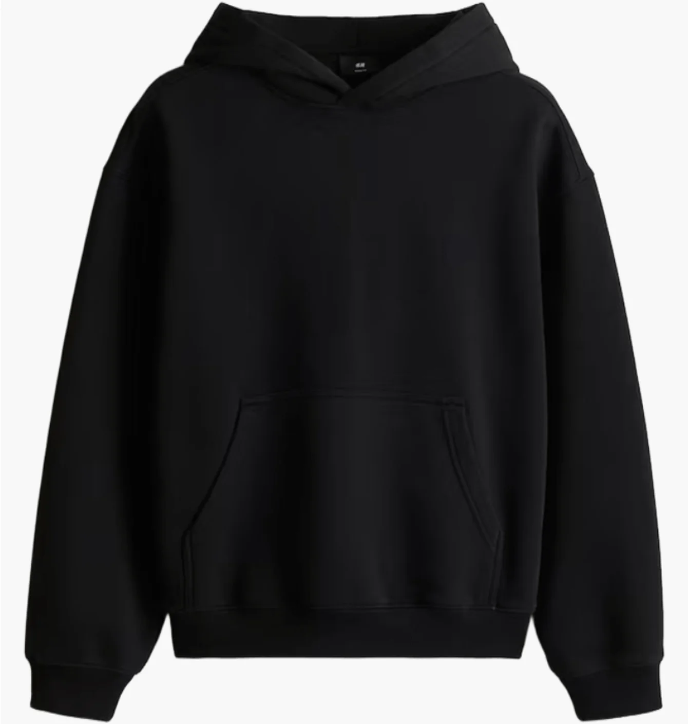 Худі чоловіче H&M Met Print - Loose Fit Black 1262288001