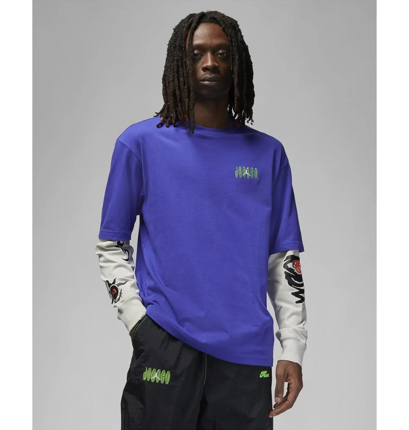 Лонгслів чоловічий Air Jordan Flight Mvp Blue DV9384-432