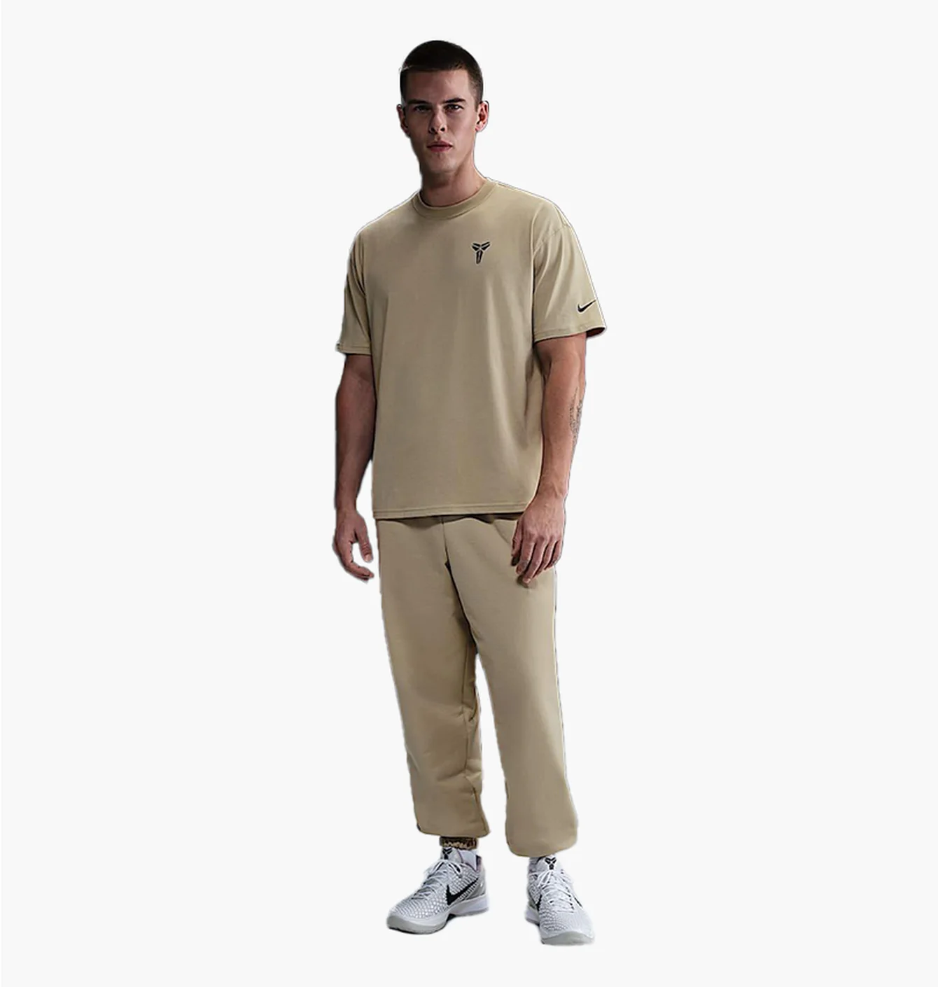 Футболка чоловіча Nike Basketball Tee Beige HJ3318-251