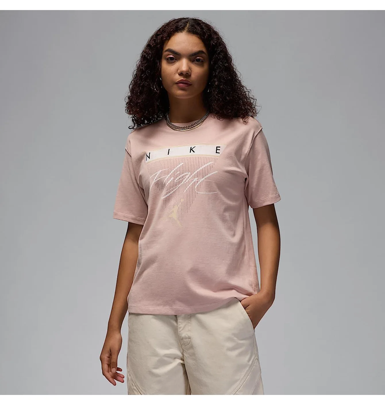 Футболка жіноча Air Jordan Ss Gf Gfx Flt Beige FQ3240-601