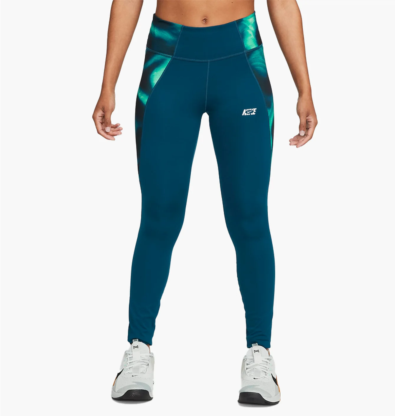 Легінси жіночі Nike One Icon Clash WomenS Mid-Rise Leggings Blue DQ6713-460
