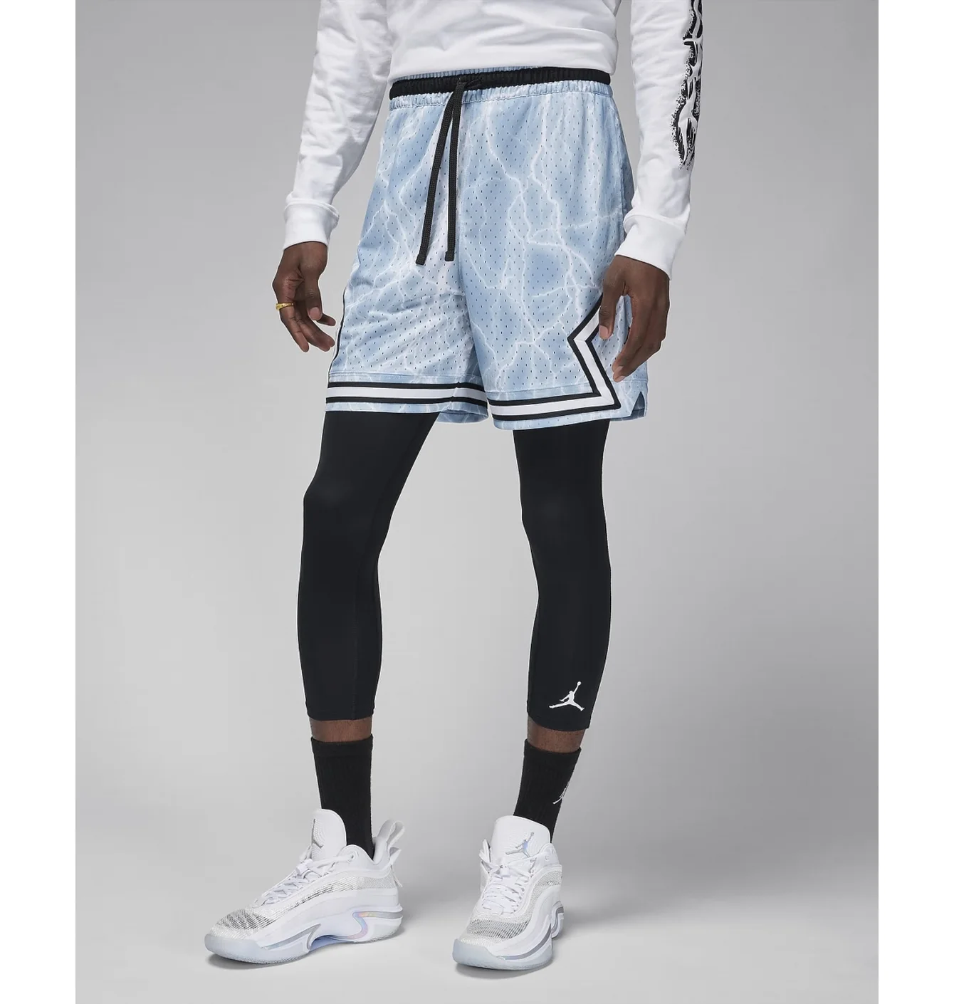 Шорти чоловічі Air Jordan Dri-Fit Sport Diamond Shorts Light Blue FN5804-436