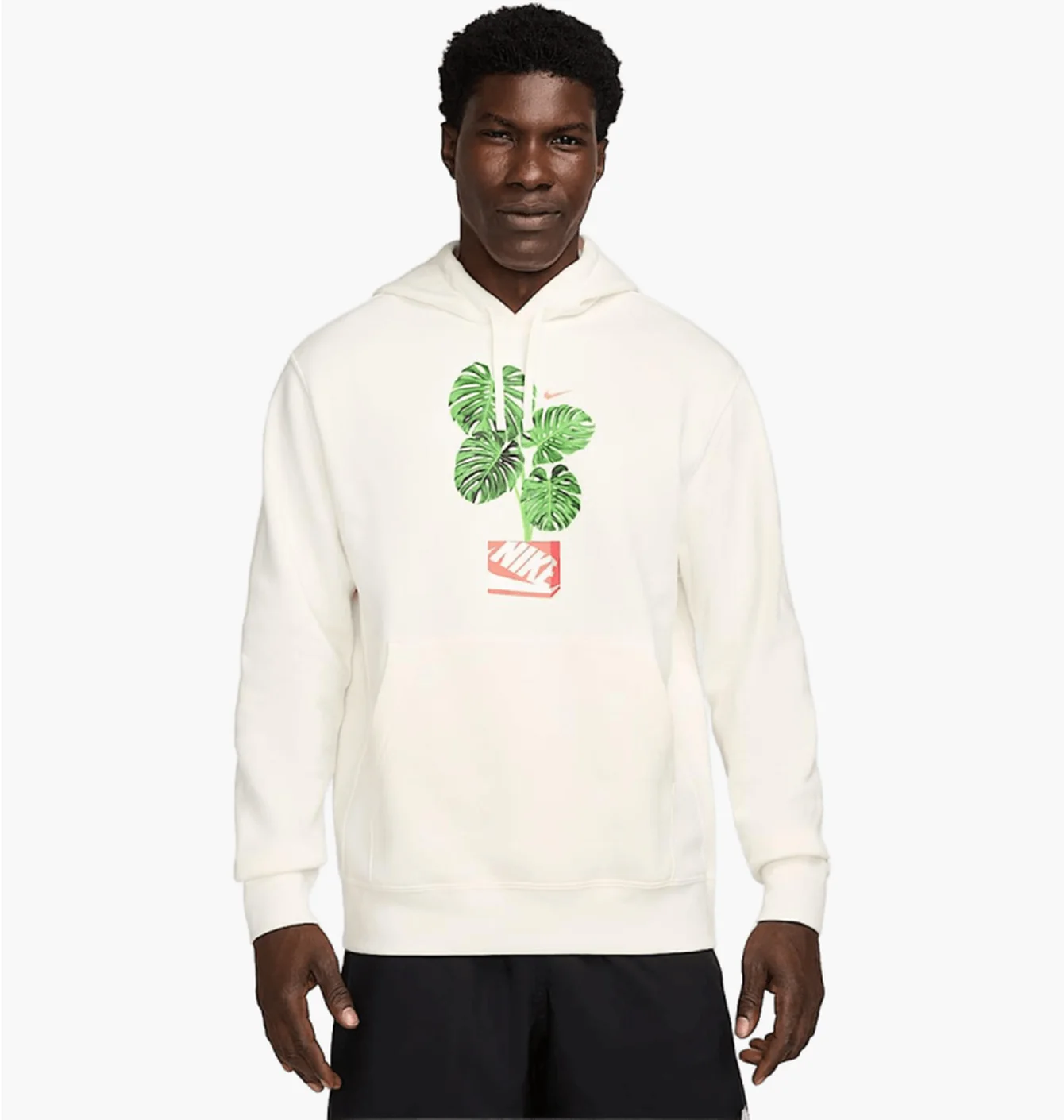 Худі чоловіче Nike U Nsw Club Hdy Po Bb Mdrn White HQ2967-133