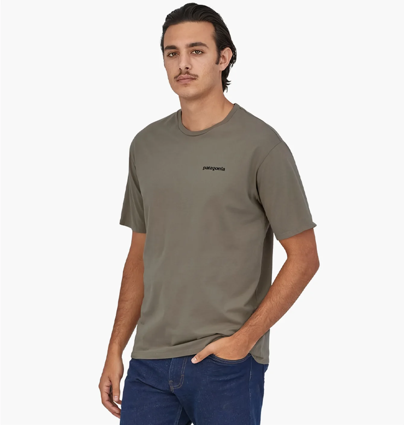 Футболка чоловіча Patagonia Home Water Trout Organic T-Shirt Grey 37547GDNG