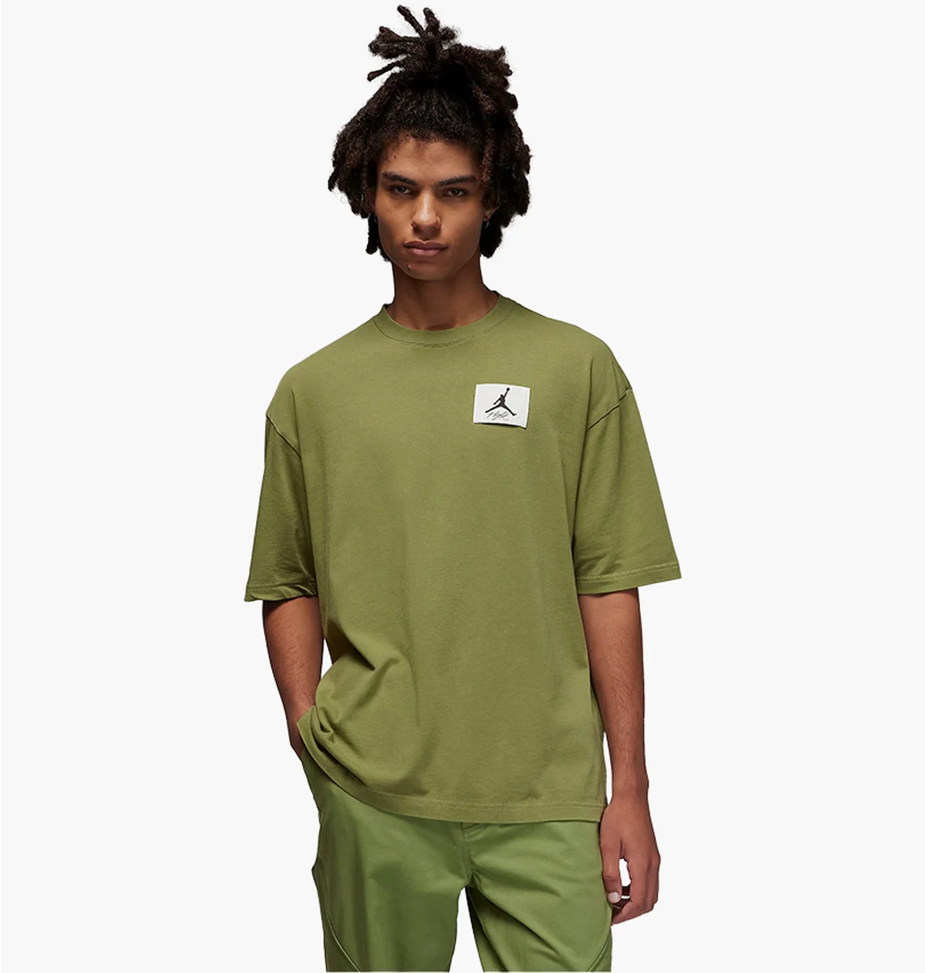 Футболка чоловіча Air Jordan Flight Essentials Oversized T-Shirt Green DZ0604-340