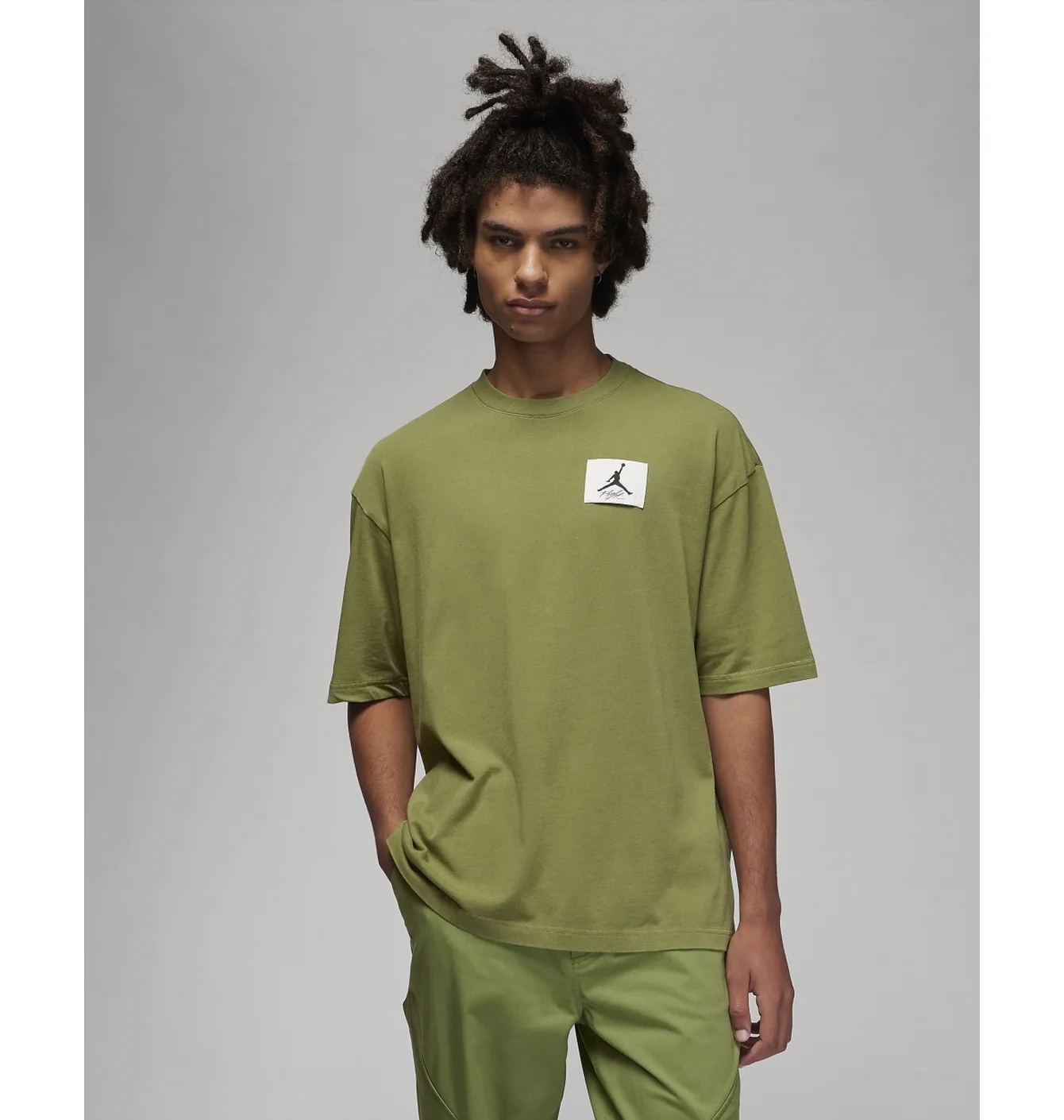 Футболка чоловіча Air Jordan Flight Essentials Oversized T-Shirt Green DZ0604-340